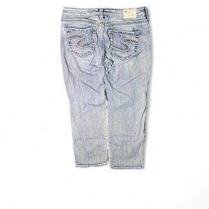Y2K Silver Jeans distressed blue Niko